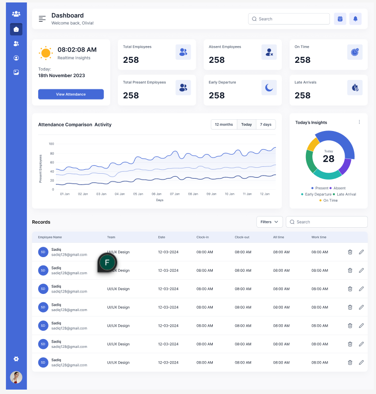 AI Face Recognition Attendance System