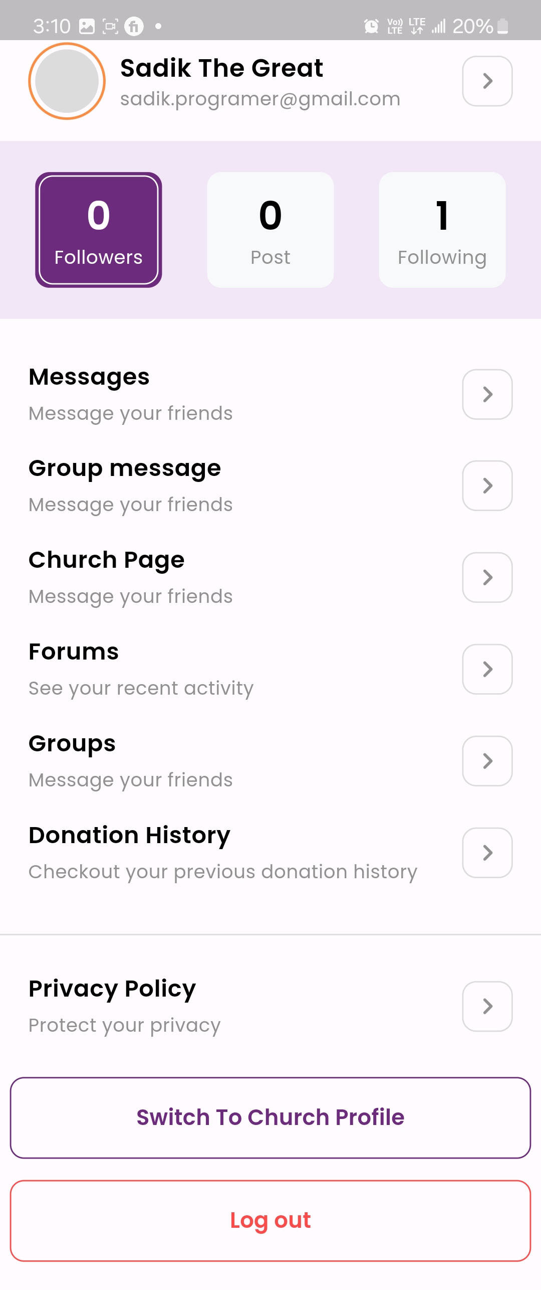 Basileia Social Media Platform